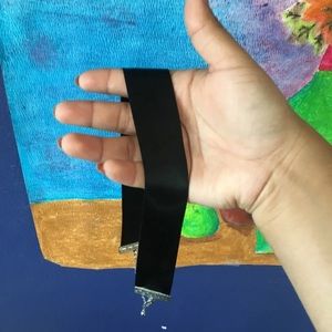 thick black choker